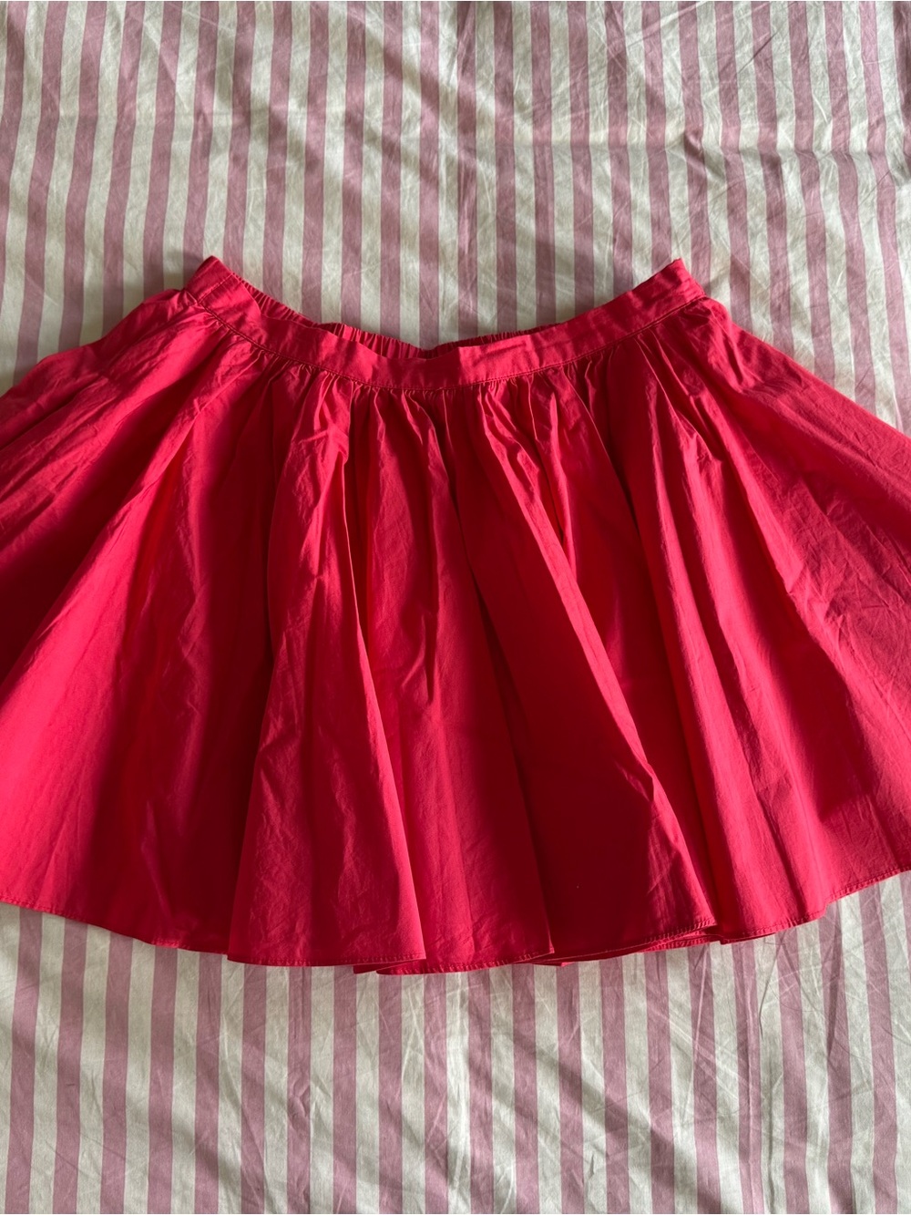 Free People Bright Pink Full Circle Skirt